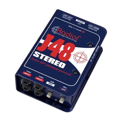 RADIAL ProAV2 AV機器用ステレオパッシブDI ダイレクトボックス
