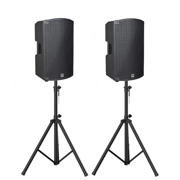 smartor スピーカー HK AUDIO SONAR 115 Xi パワードPAスピーカー ペア スピーカースタンド
