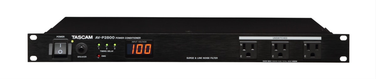 TASCAM AV-P2800 パワーディストリビューター/コンディショナー
