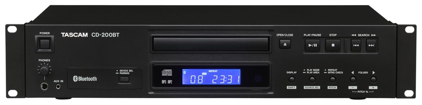 TASCAM CD-200BT Bluetooth搭載 業務用CDプレーヤー | Hibino.com