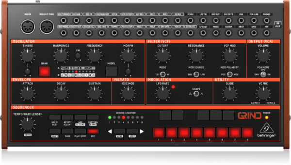 behringer GRIND セミモジュラーシンセサイザー BEHRINGER GRIND セミモジュラーシンセサイザー | Hibino.com ヒビノ