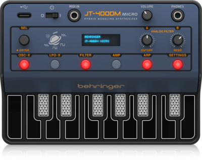 BEHRINGER JT-4000M MICRO 4ボイスハイブリッドシンセサイザー