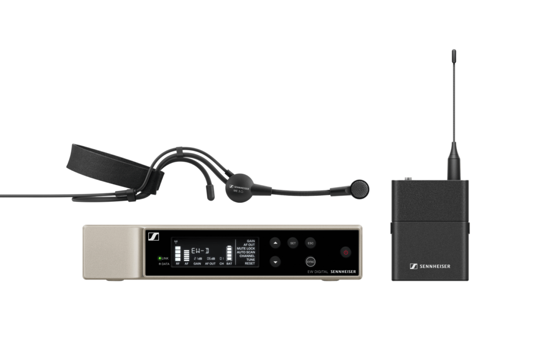 SENNHEISER EW-D ME3 SET (T12) ヘッドマイクセット (ME 3付属