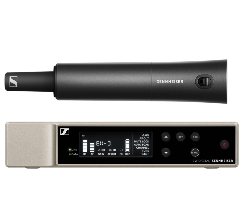 配信機器・PA機器・レコーディング機器 EW-D SKM-S BASE SET (T12) +MMD 835-1 BK SENNHEISER EW-D SKM-S BASE SET (T12) ハンドヘルドベースセット(付属