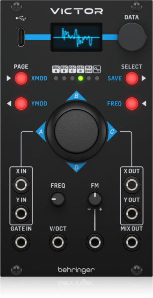 behringer VICTOR クアッドベクトルモーフィングオシレーター BEHRINGER VICTOR｜クアッドベクトルモーフィングオシレーター