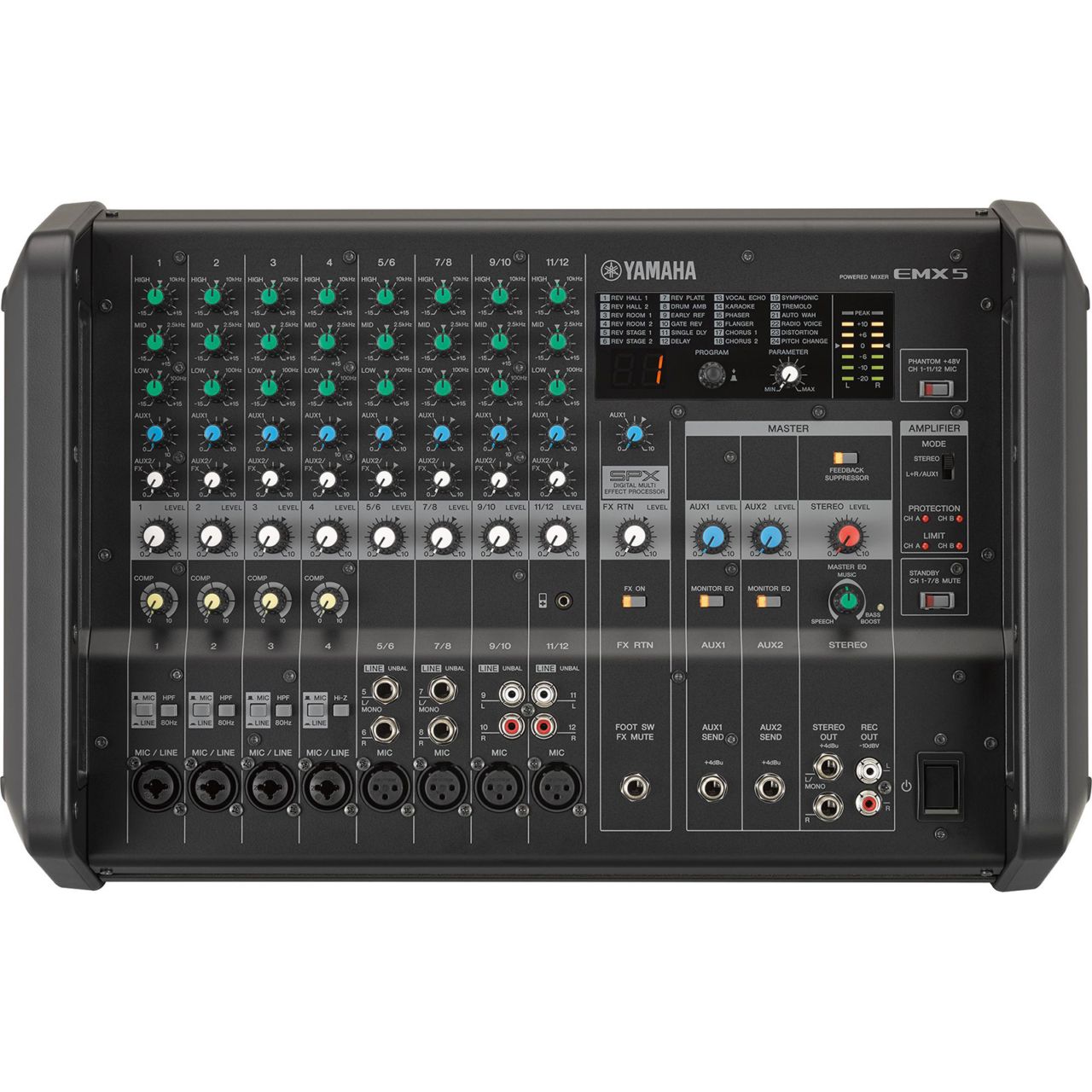 YAMAHA EMX5 パワードミキサー | Hibino.com ヒビノ公式 オンラインストア