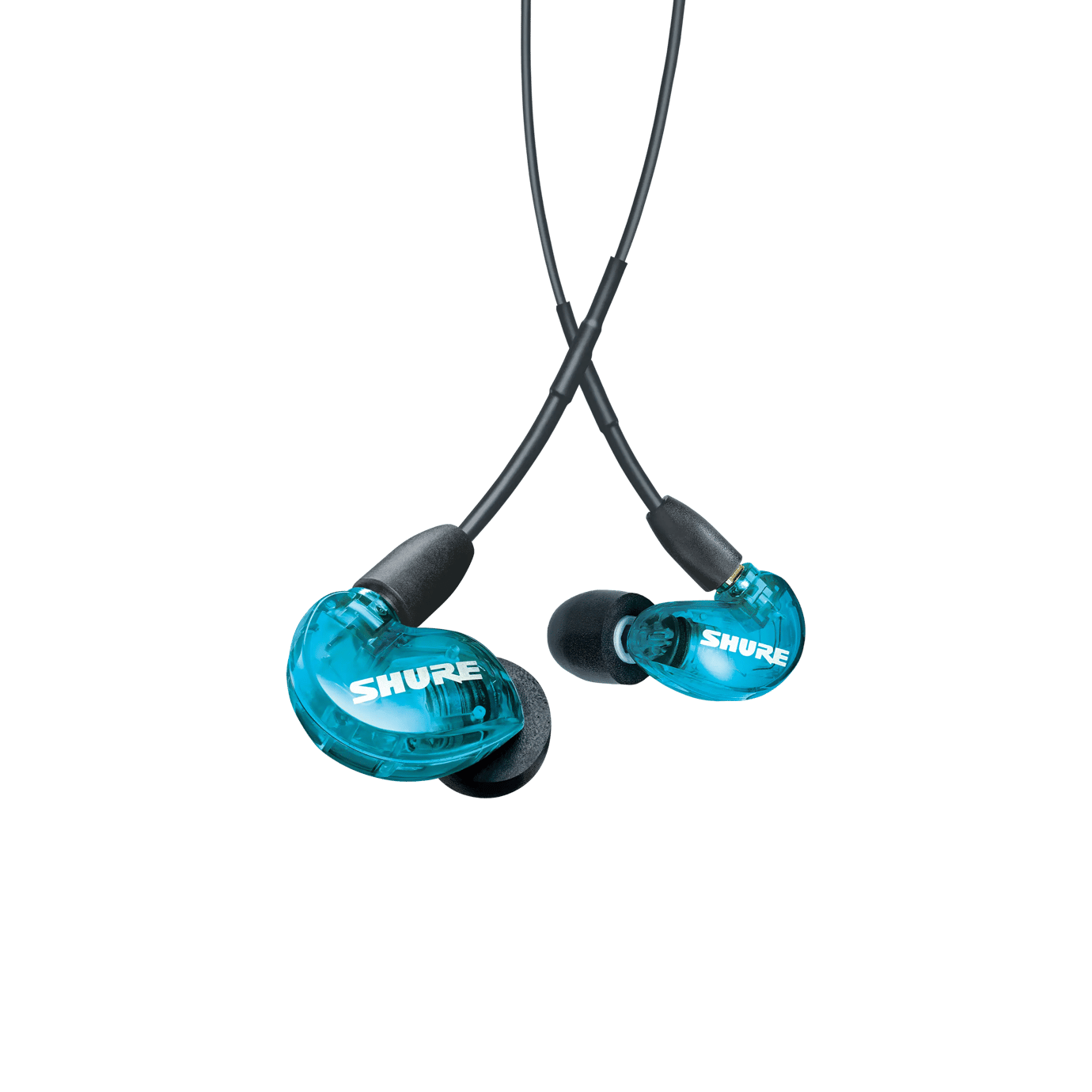 【美品】SHURE SE215 SPE-A ブルー Shure SE215SPE-A SE215 プロフェッショナル高遮音性イヤーモニター