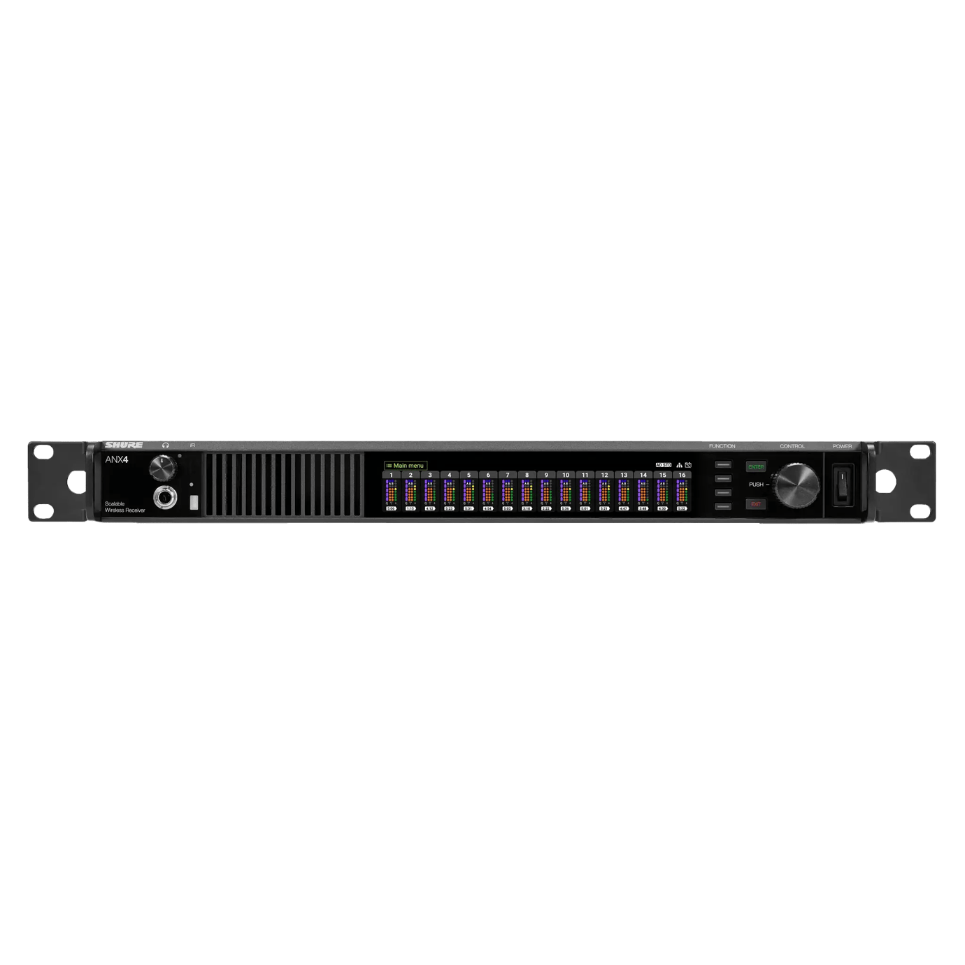 Shure ANX4J ワイヤレスマイク受信機 システム用スケーラブル