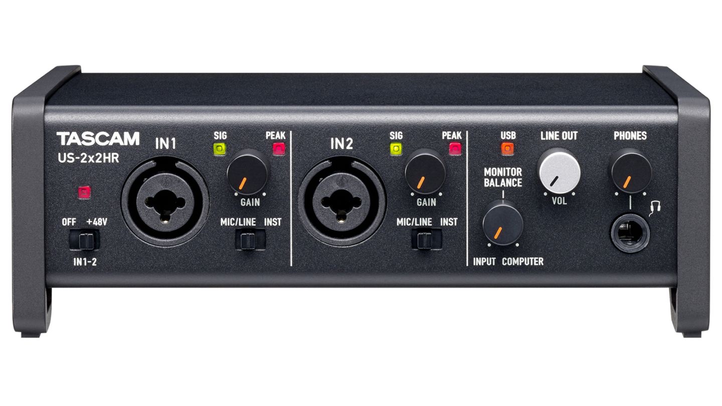 TASCAM US-2X2HR 2IN/2OUT USBオーディオ/MIDIインターフェース