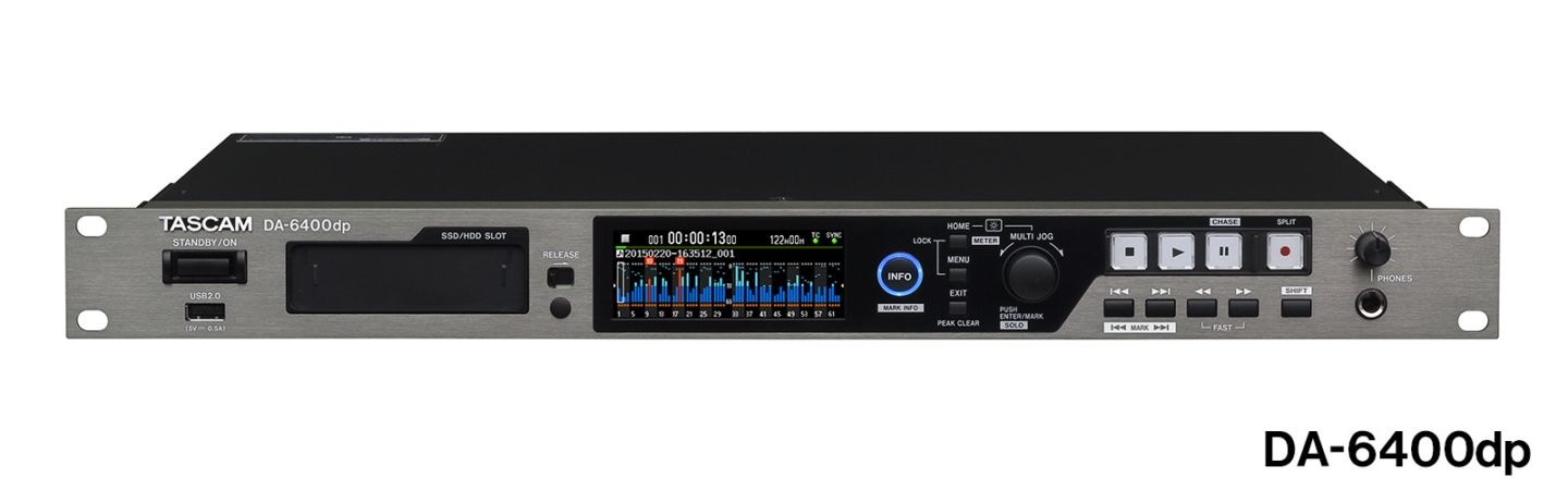 TASCAM DA-6400DP 64チャンネルデジタル マルチトラックレコーダー