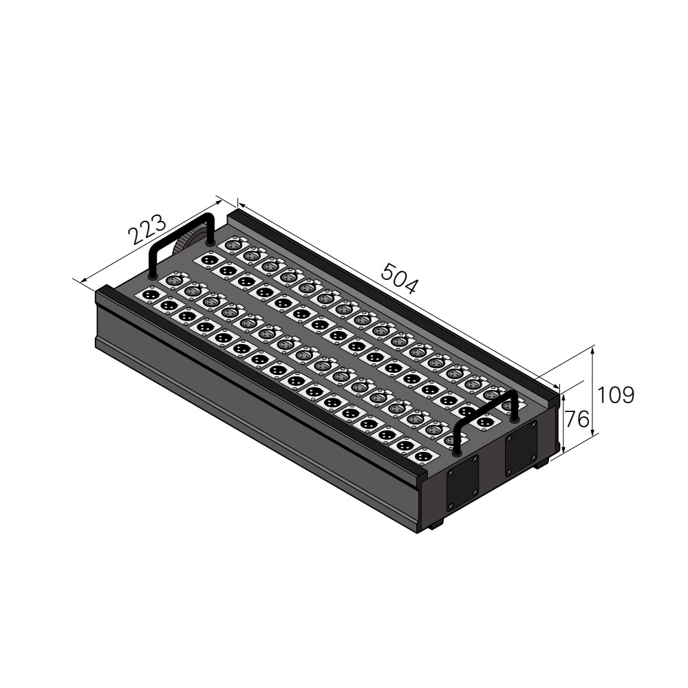 CANARE 32B12MS マルチボックス 32ch パラボックス | Hibino.com