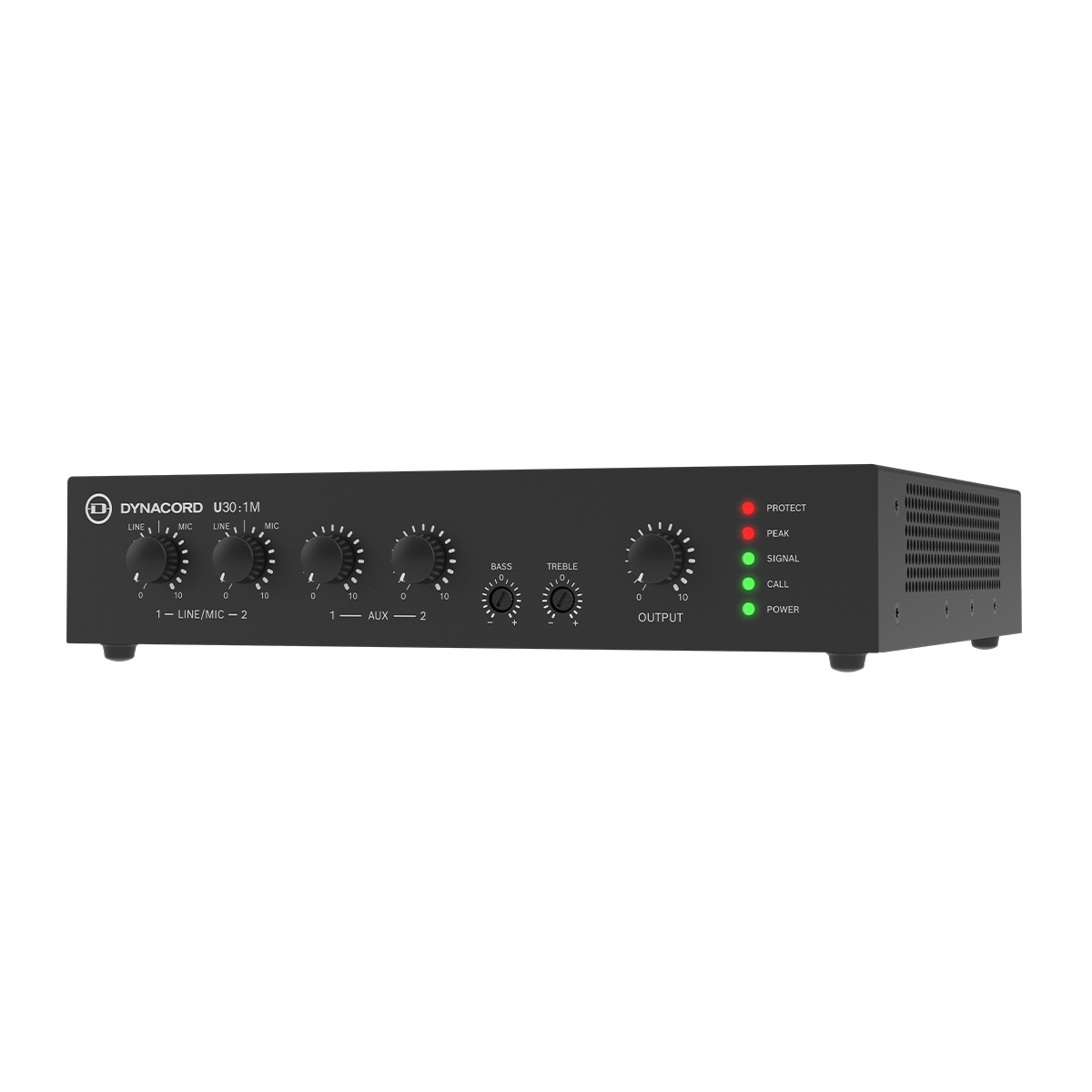DYNACORD U30:1M-EU ミキサーアンプ 高効率クラスD ハーフラック30W