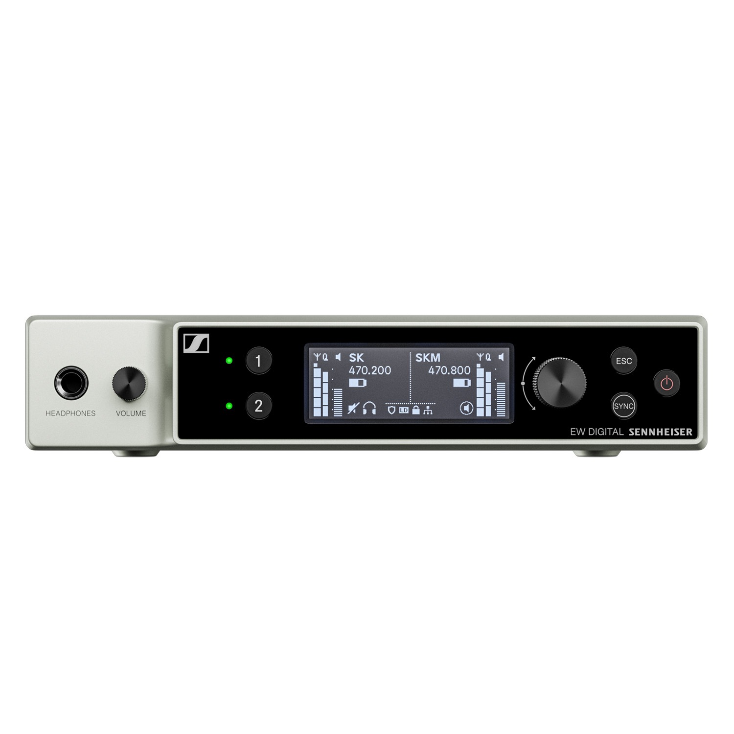 SENNHEISER EW-DX EM 2 Dante (W5-6) ハーフラック2ch受信機 (1.2GHz