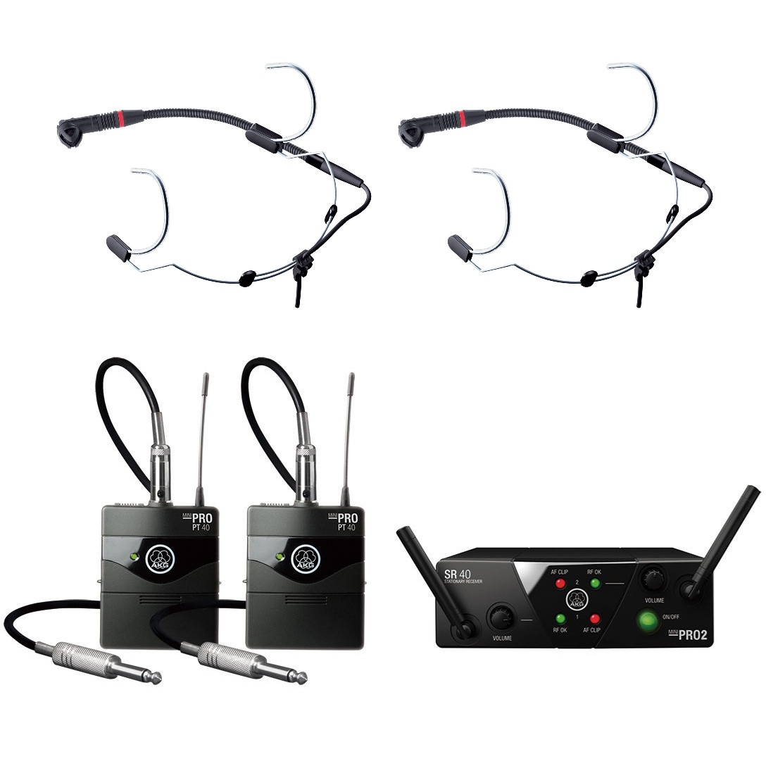 WMS40 PRO AKG MINI2 SET DUAL VOCAL INSTRUMENTAL INST MINI