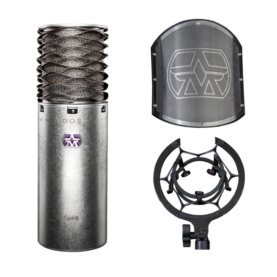 Aston Microphones SPIRIT BUNDLE コンデンサーマイク ショック