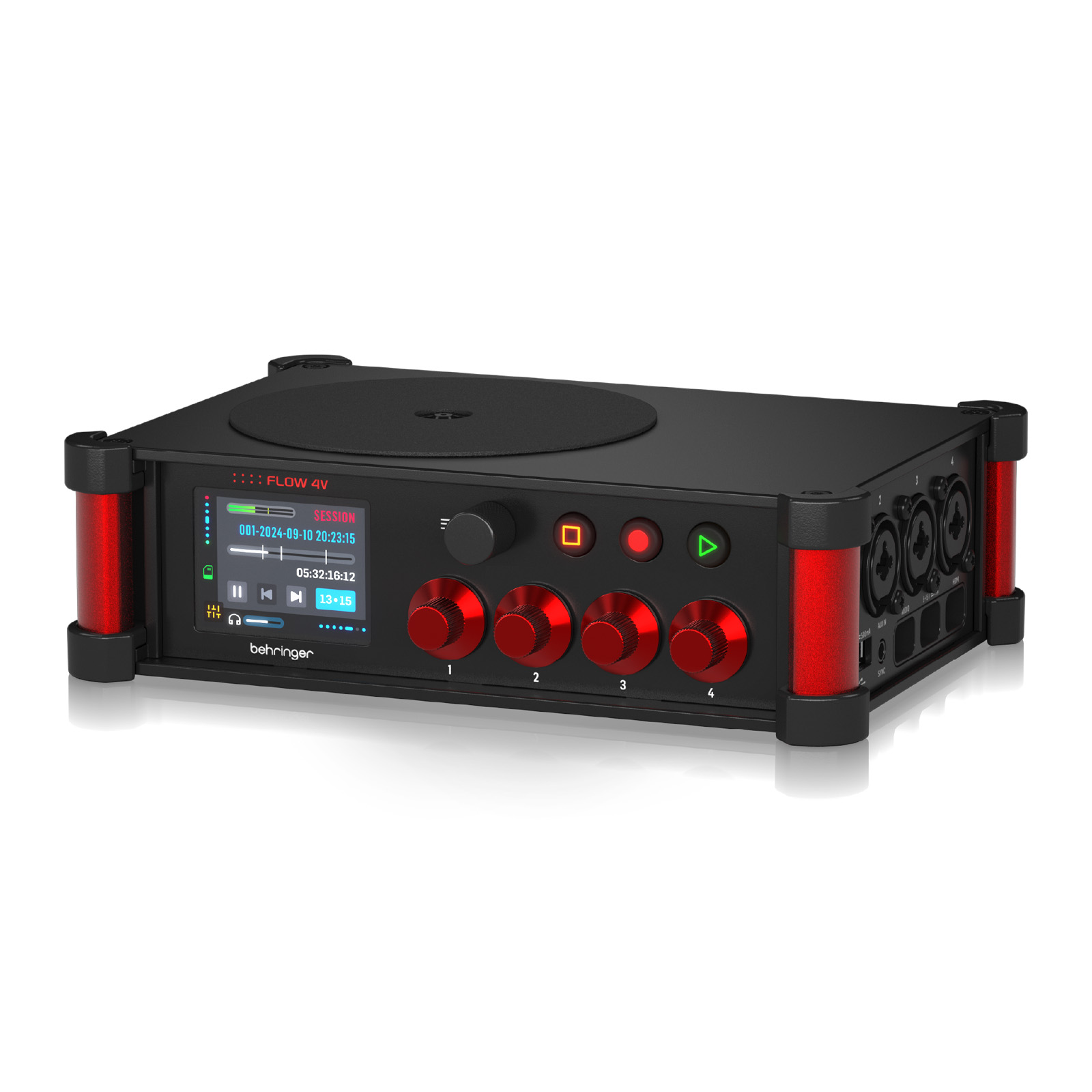Behringer FLOW 4V 4chデジタルミキサー 10トラック録音/タイムコード