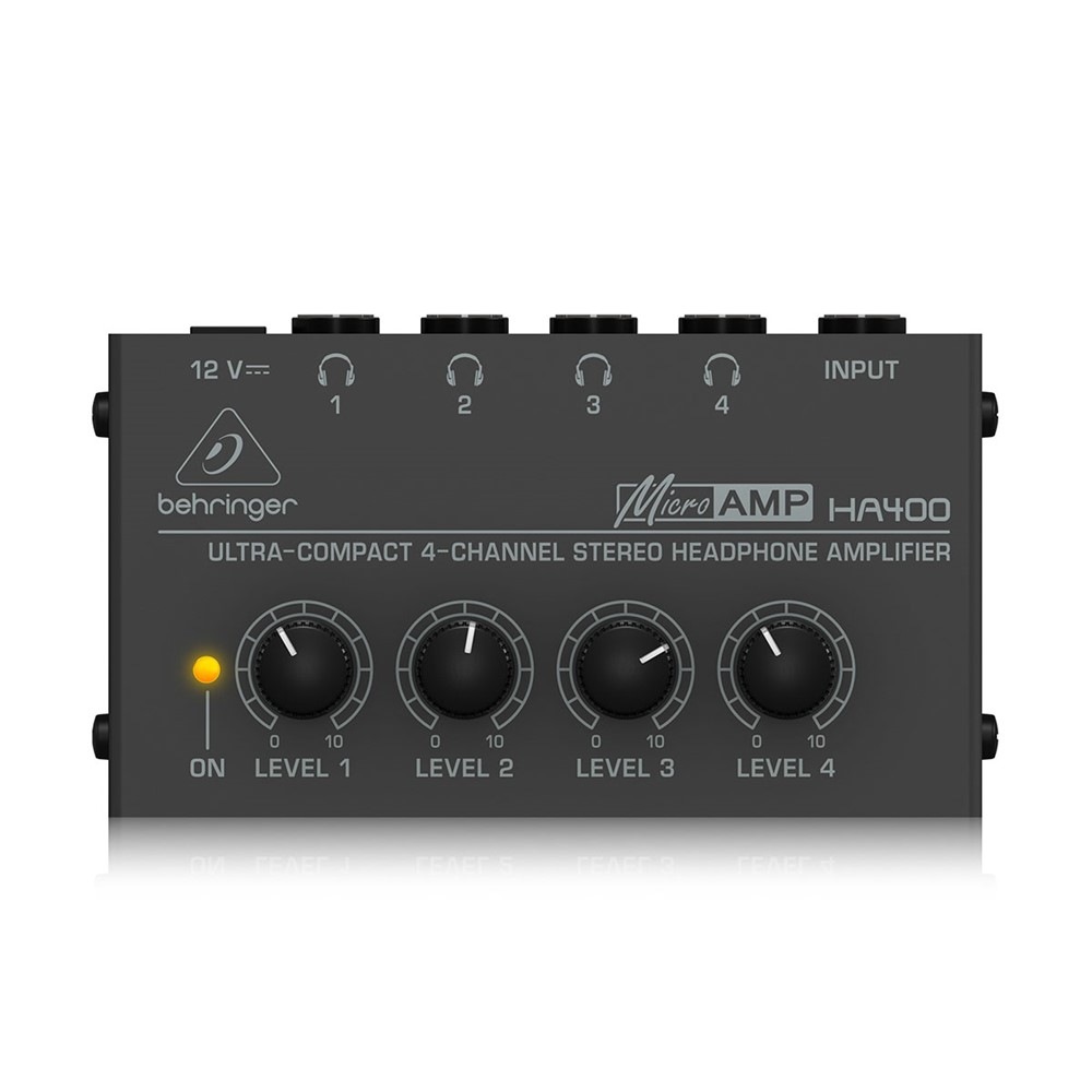 BEHRINGER HA400 MICROAMP ヘッドホンアンプ | Hibino.com ヒビノ公式
