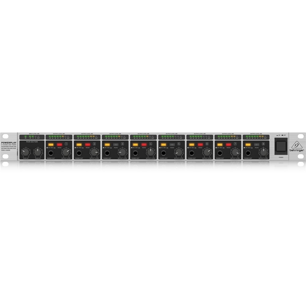 BEHRINGER HA8000 ヘッドホンアンプ Amazon.com: Behringer HA8000 V2 8-Channel High-Power