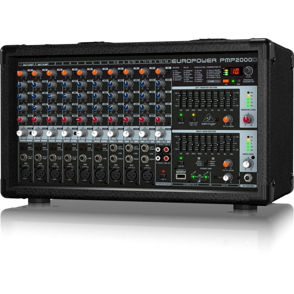 BEHRINGER EUROPOWER PMP2000 パワードミキサー BEHRINGER PMP2000D EUROPOWER パワードミキサー(ボックスタイプ