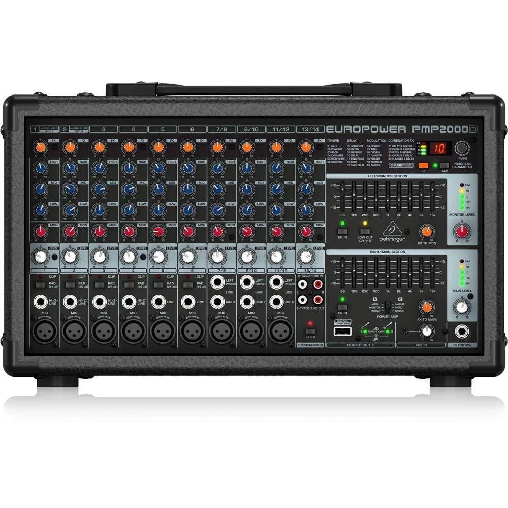 ベリンガー EUROPOWER PMP2000 パワードミキサー BEHRINGER PMP2000D EUROPOWER パワードミキサー(ボックスタイプ