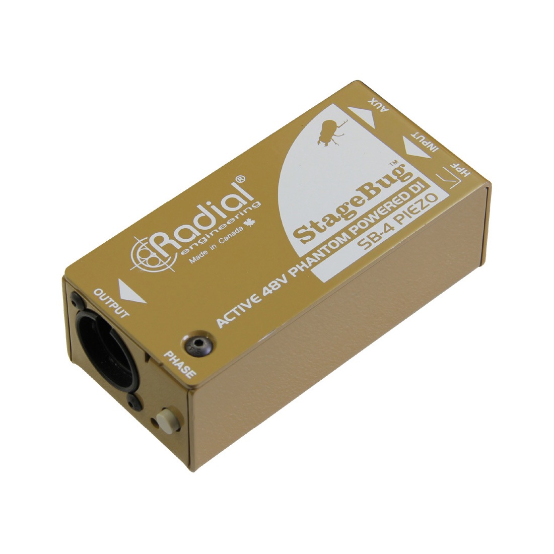 radial ピエゾピックアップ専用DI stagebug SB-4 piezo RADIAL SB-4 Piezo ピエゾPU用アクティブDI ダイレクトボックス