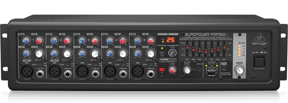 Behringer EUROPOWER PMP550M パワードミキサー BEHRINGER PMP550M EUROPOWER パワードミキサー(ボックスタイプ
