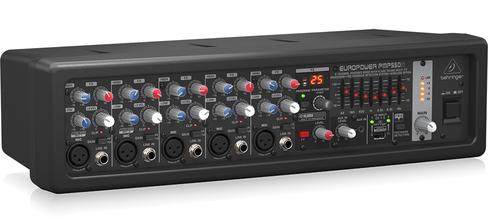 BEHRINGER PMP550M EUROPOWER パワードミキサー(ボックスタイプ