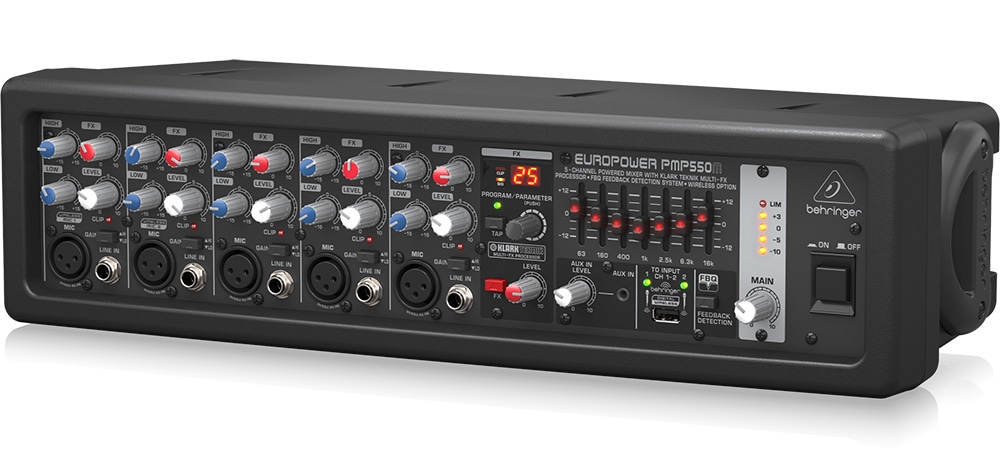 BEHRINGER PMP550M EUROPOWER パワードミキサー(ボックスタイプ