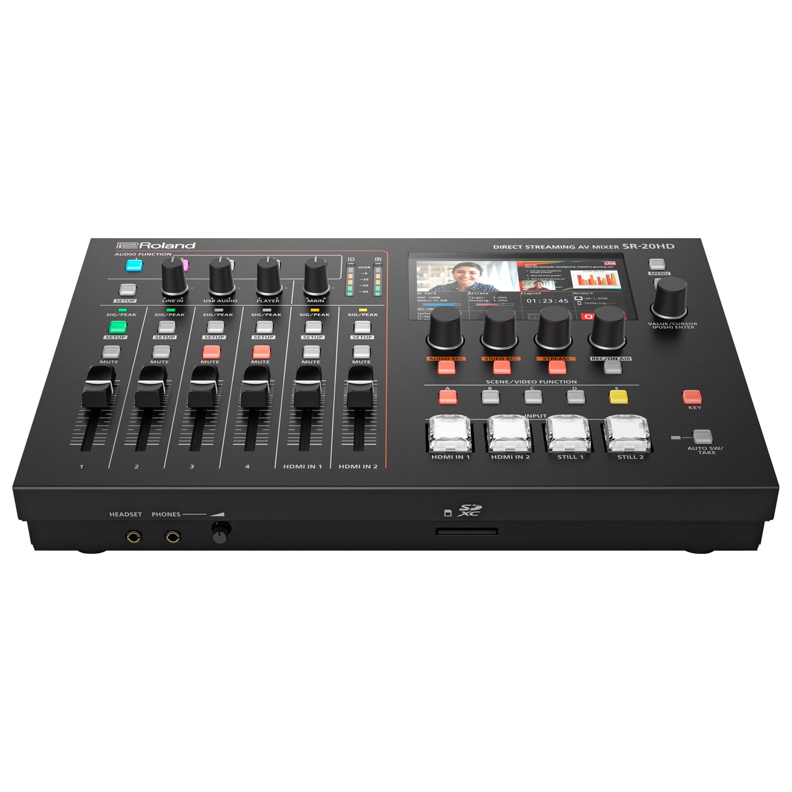 Roland SR-20HD ダイレクトストリーミングAVミキサー | Hibino.com