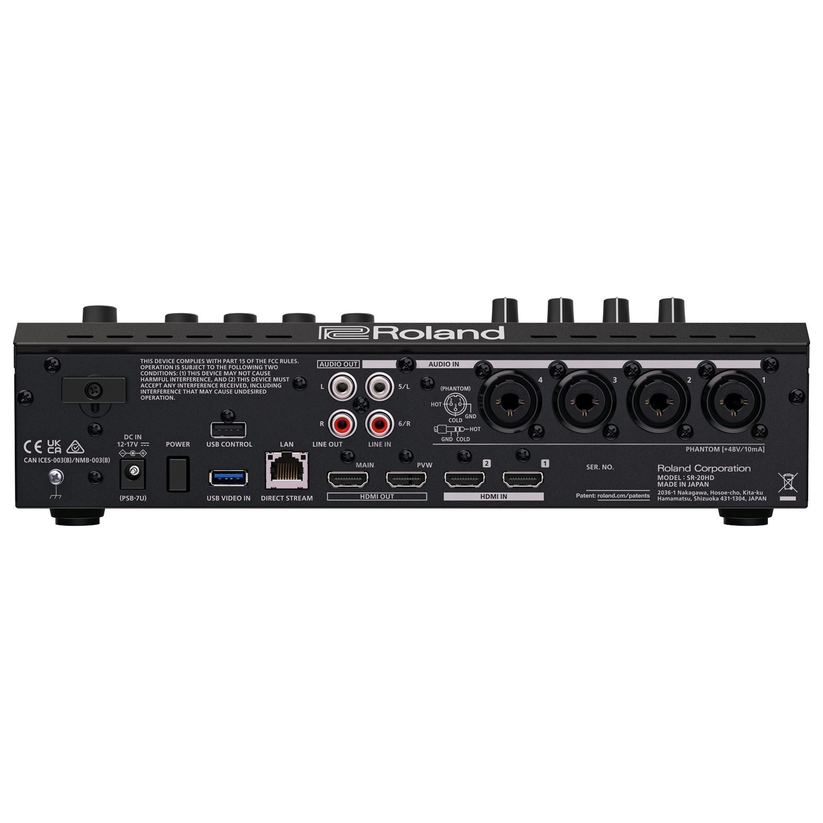 Roland SR-20HD ダイレクトストリーミングAVミキサー｜FULL-TEN