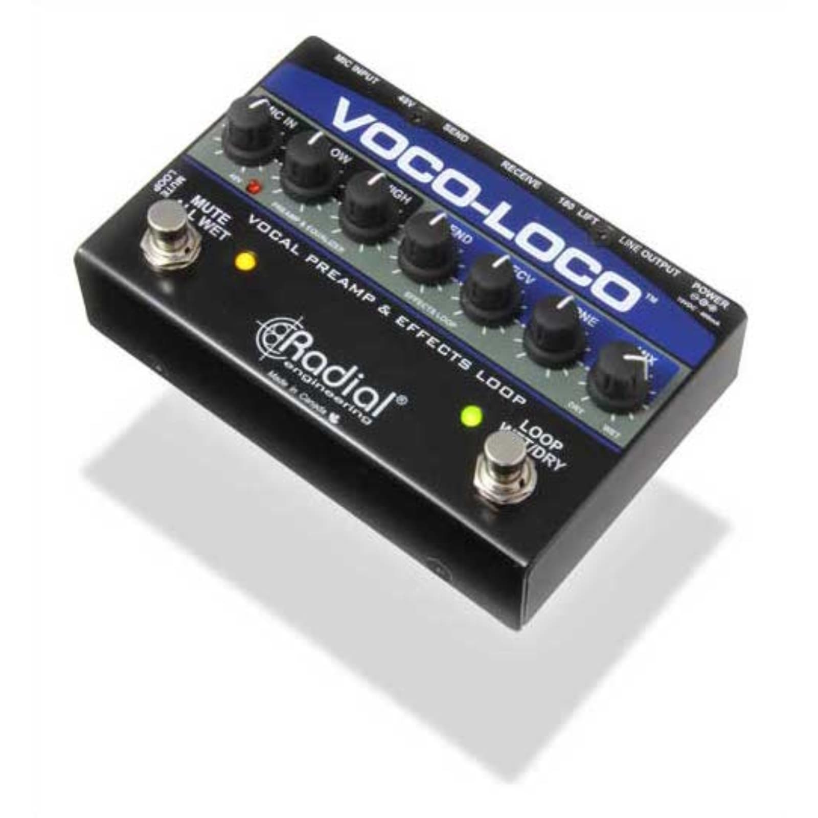 Radial VOCO-LOCO ボーカル、ギター、エフェクトループスイッチャー Radial Engineering（ラジアル・ラディアル） ボーカル／楽器用