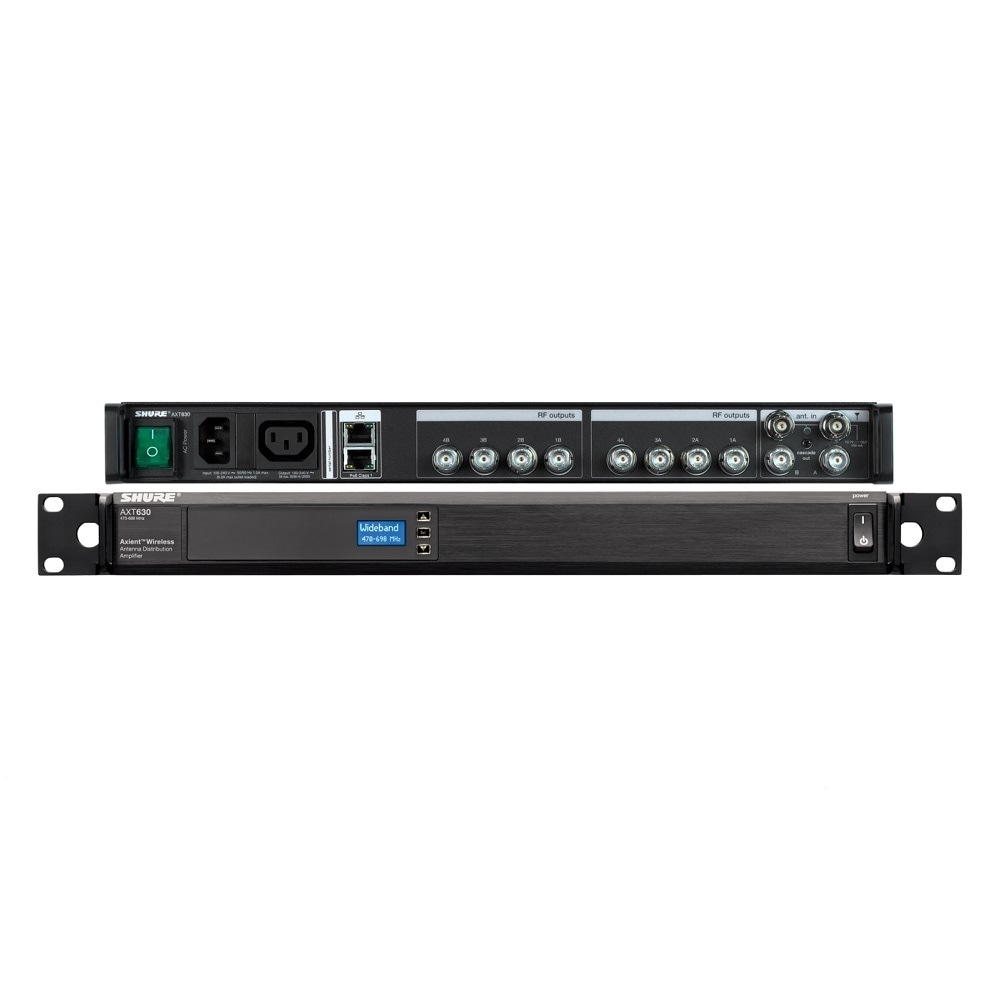 SHUREシュアDistributionAmplifier分配アンプAXT630 Shure AXT630J アンテナ分配機 スプリッター | Hibino.com ヒビノ公式