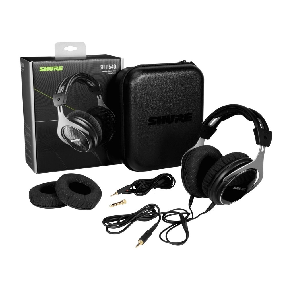 SHURE SRH1540 ヘッドホン　4.4mケーブル 未使用交換パッド SHURE SRH1540 ヘッドホン 4.4mケーブル 未使用交換パッド SHURE