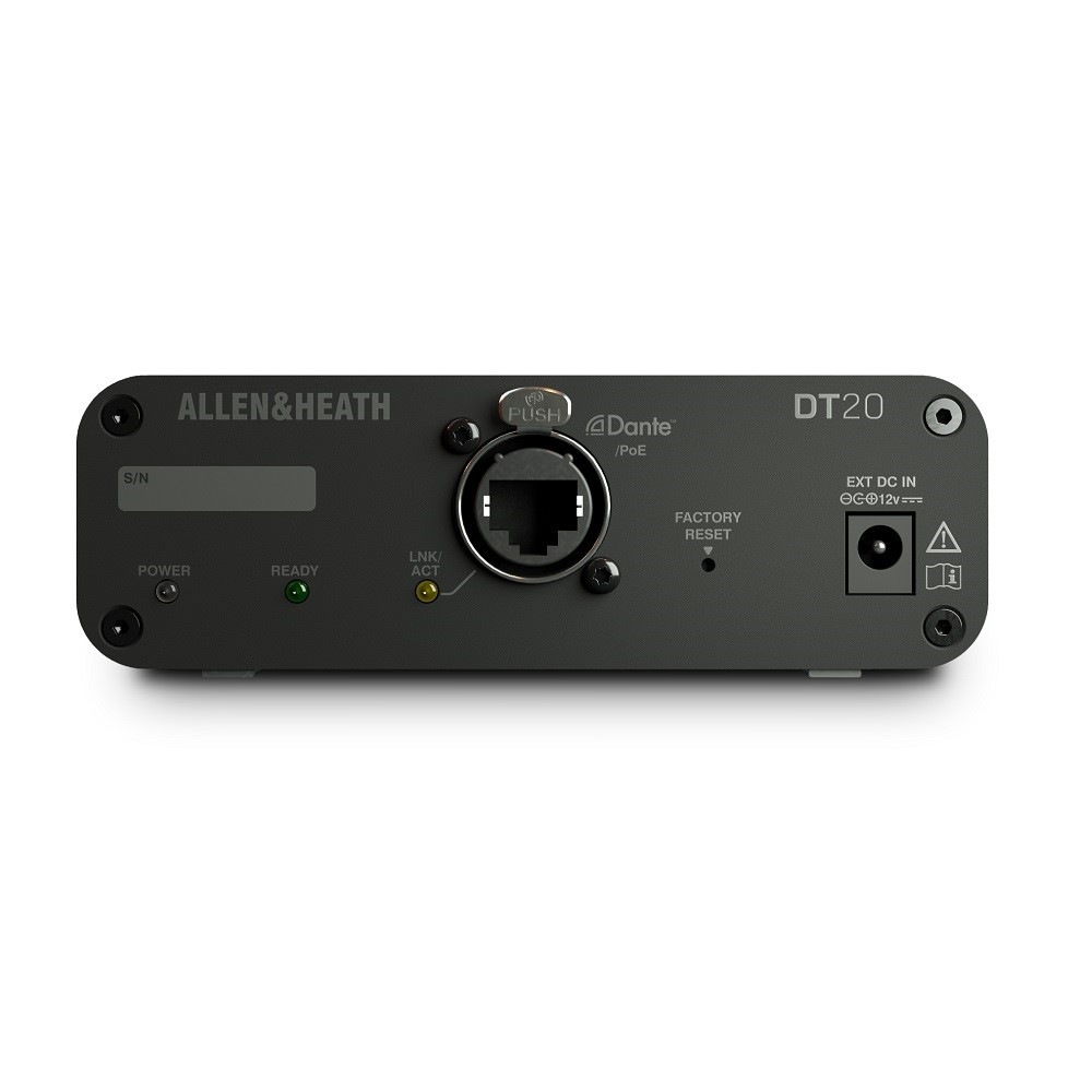 Allen & Heath DT20 Danteインターフェース 2xマイク/ライン入力