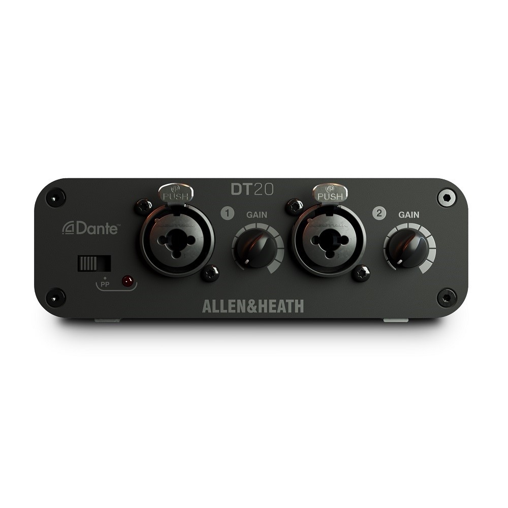 Allen & Heath DT20 Danteインターフェース 2xマイク/ライン入力