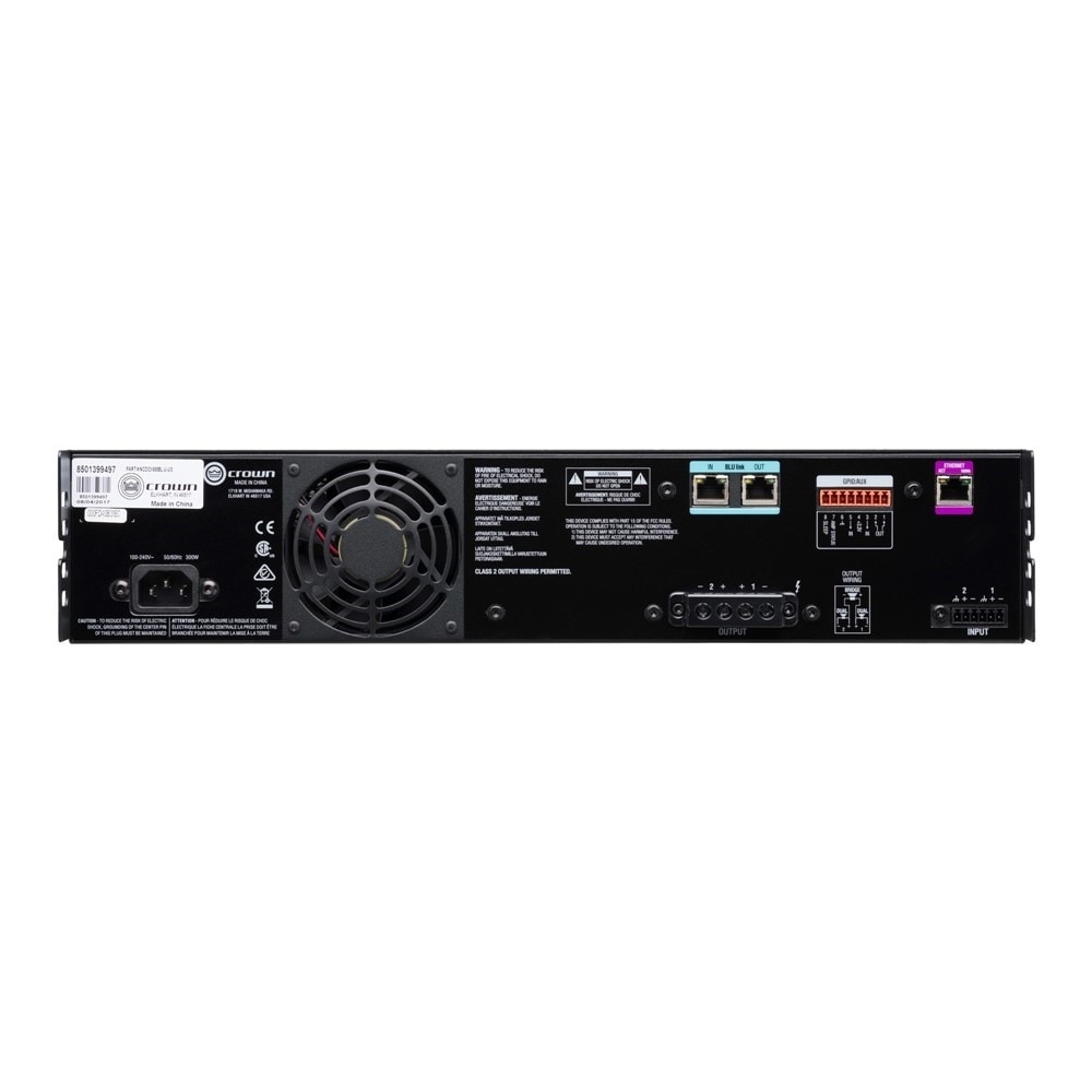 CROWN CDi 2|600BL 2chパワーアンプ BLU link対応 | Hibino.com ヒビノ