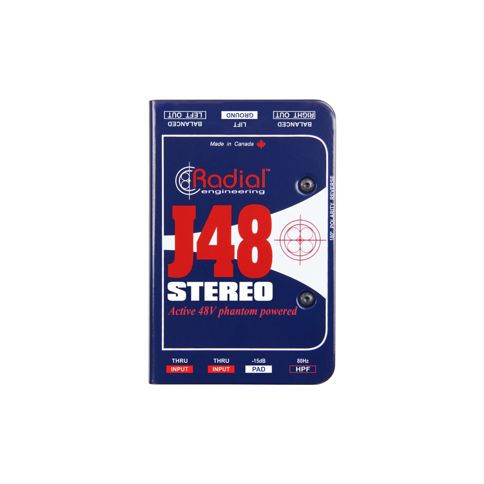 RADIAL J48 Stereo ステレオアクティブDI｜FULL-TEN