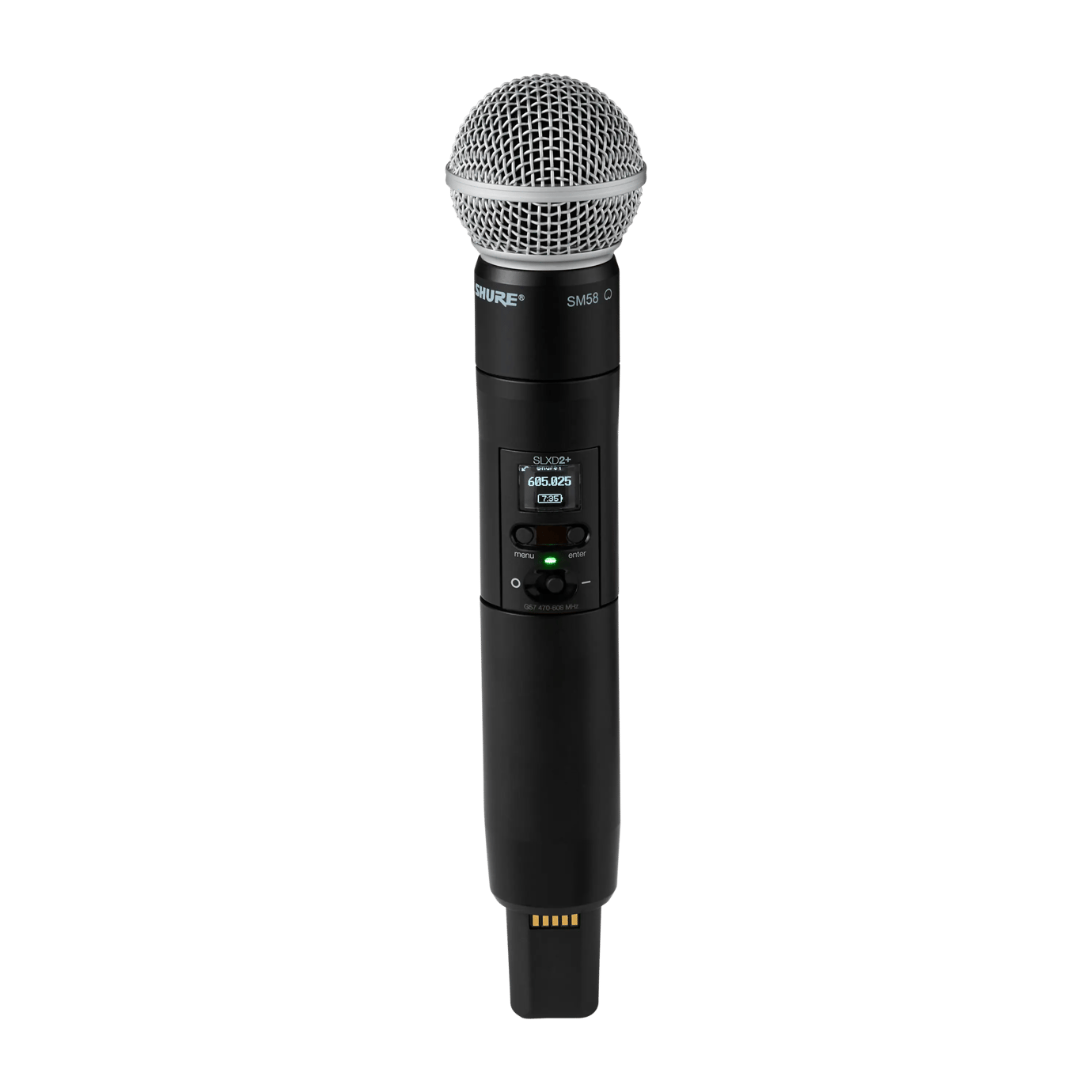 Shure SLXD24+J/58-JB ワイヤレスマイク送受信機セット (SM58ヘッド