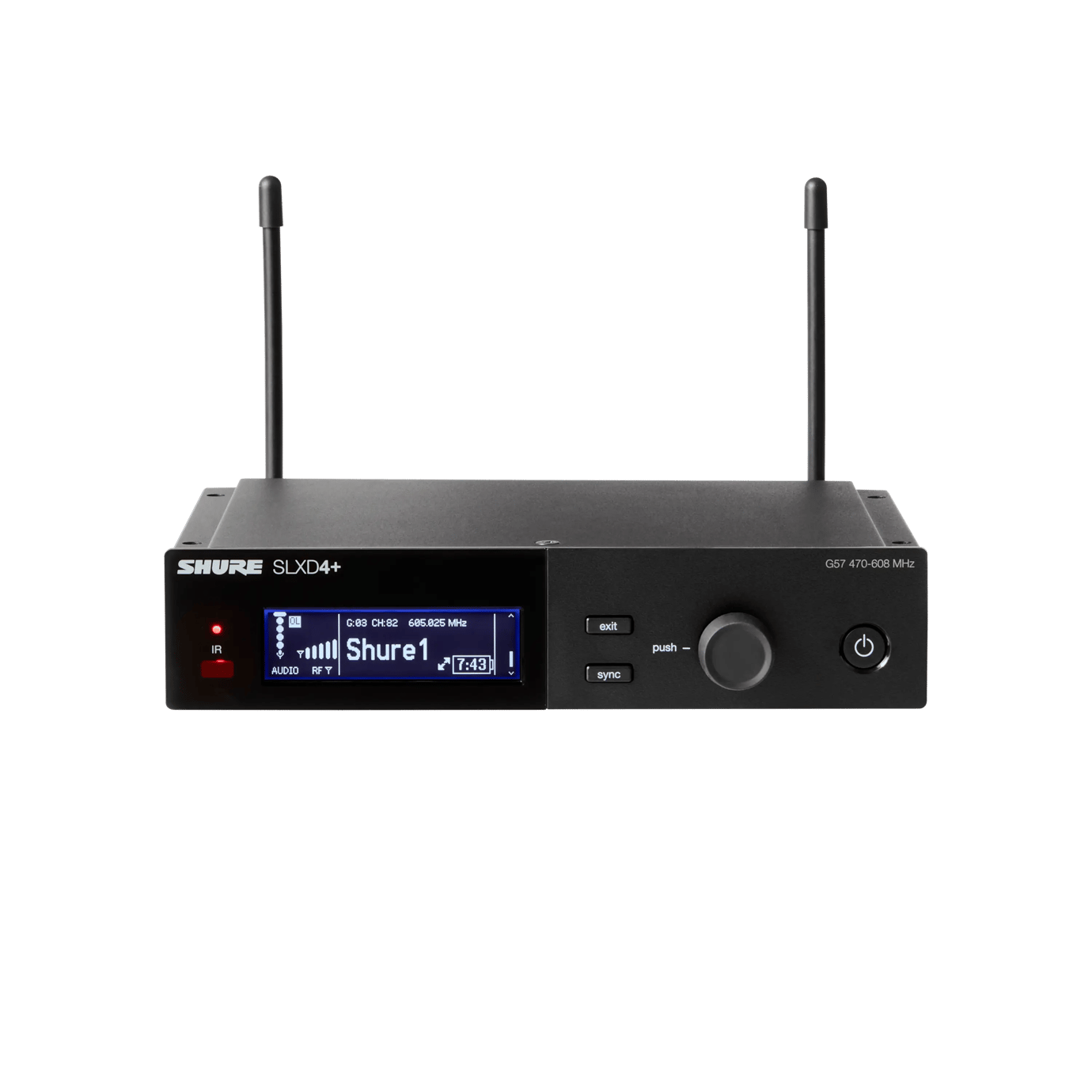Shure SLXD24+J/58-JB ワイヤレスマイク送受信機セット (SM58ヘッド