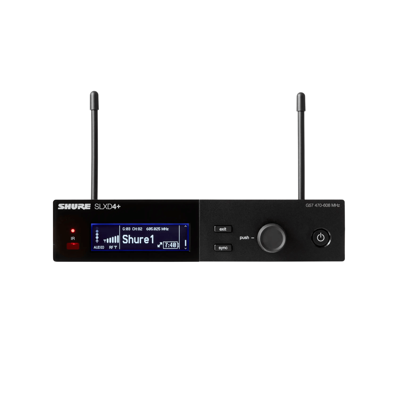 Shure SLXD24+J/58-JB ワイヤレスマイク送受信機セット (SM58ヘッド