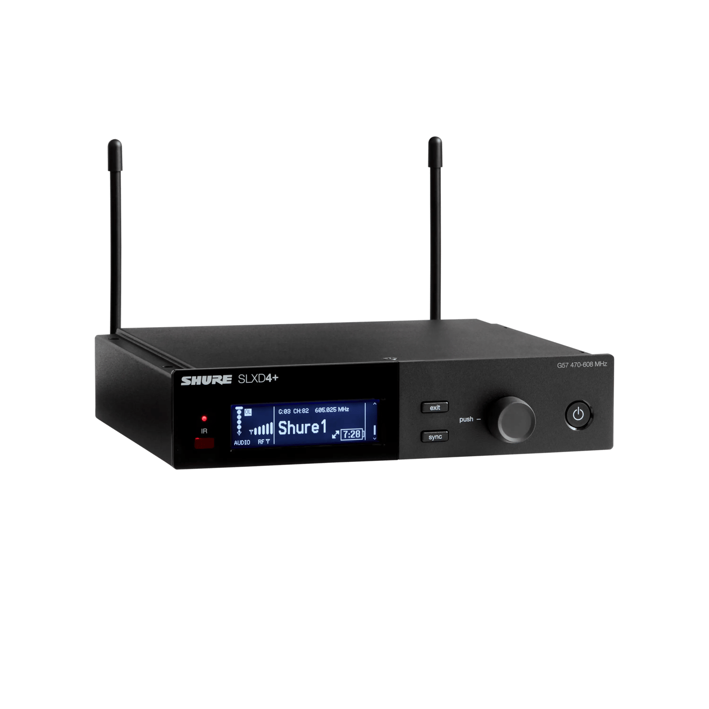 Shure SLXD24+J/58-JB ワイヤレスマイク送受信機セット (SM58ヘッド