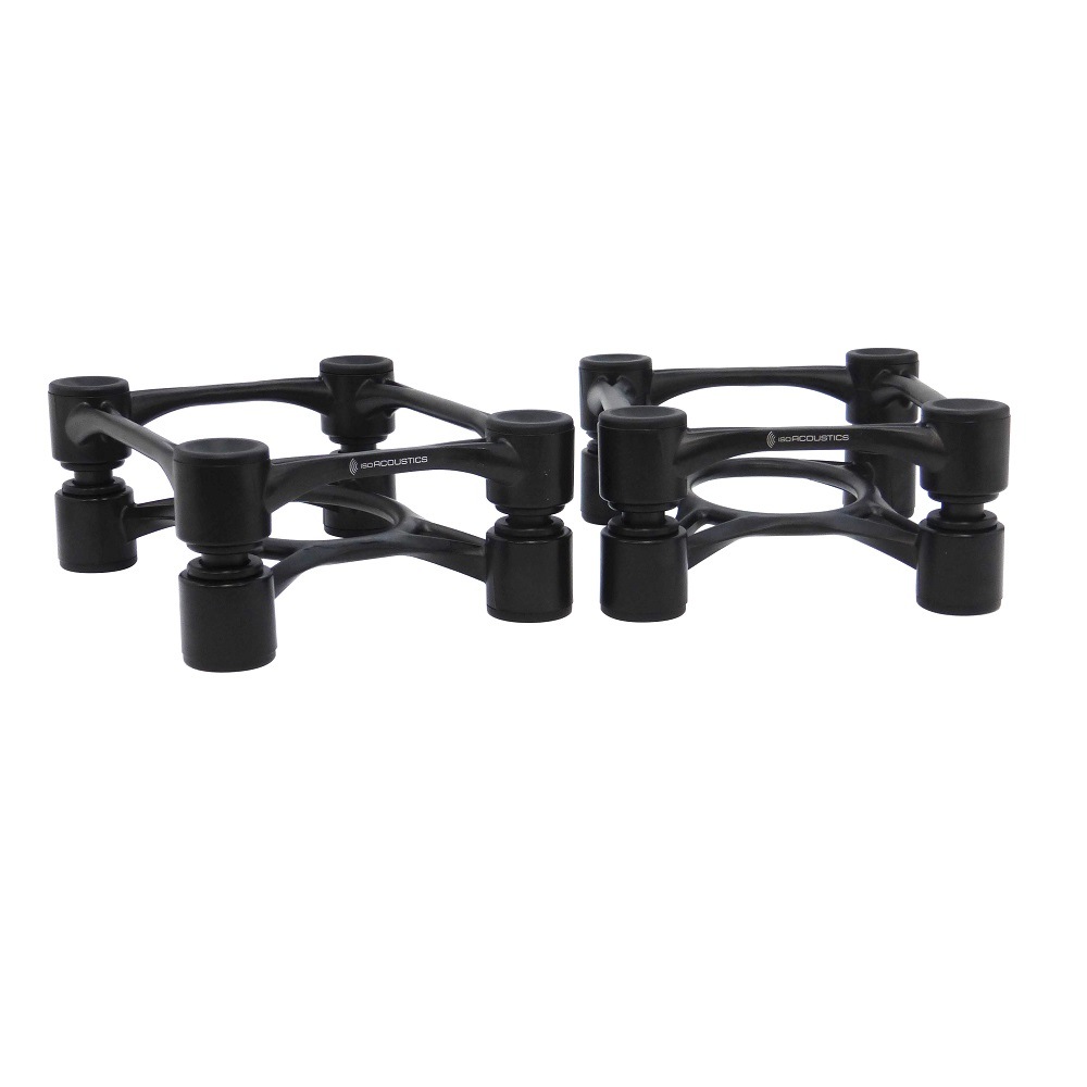 ISO ACOUSTICS Aperta Black アルミ製のISスピーカースタンド 