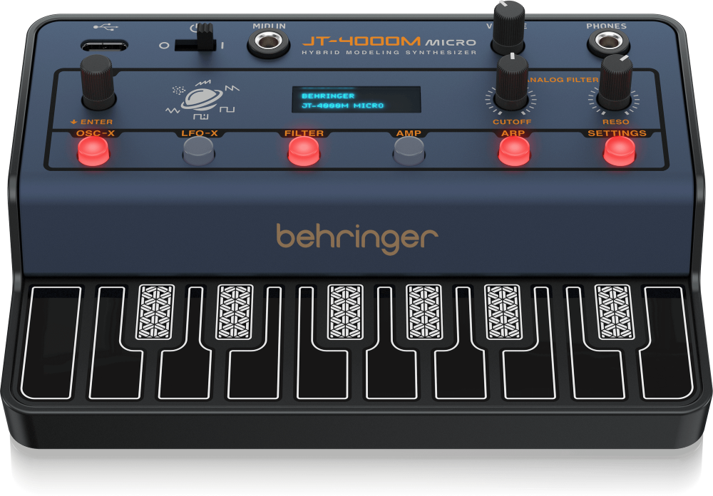 Behringer JT-4000M Micro シンセサイザー BEHRINGER JT-4000M MICRO 4ボイスハイブリッドシンセサイザー