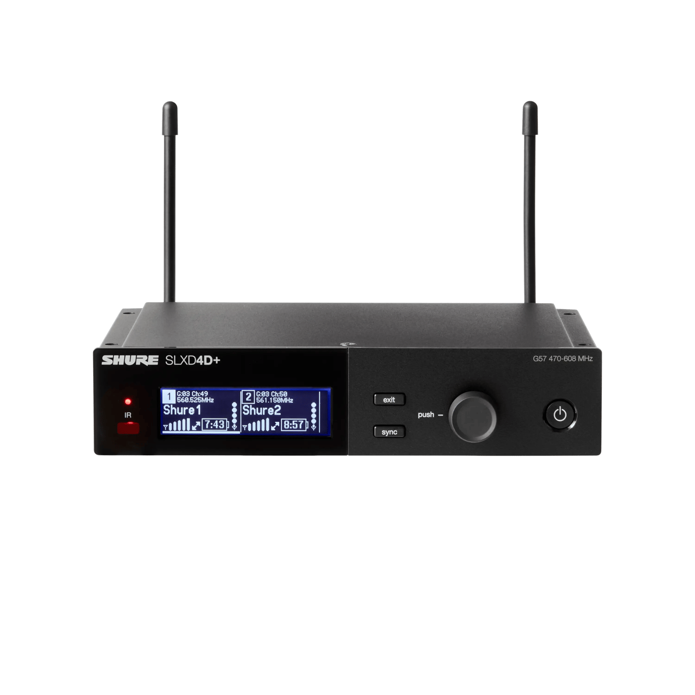 Shure SLXD24D+J/58-JB｜デュアル・ワイヤレスマイク送受信機セット