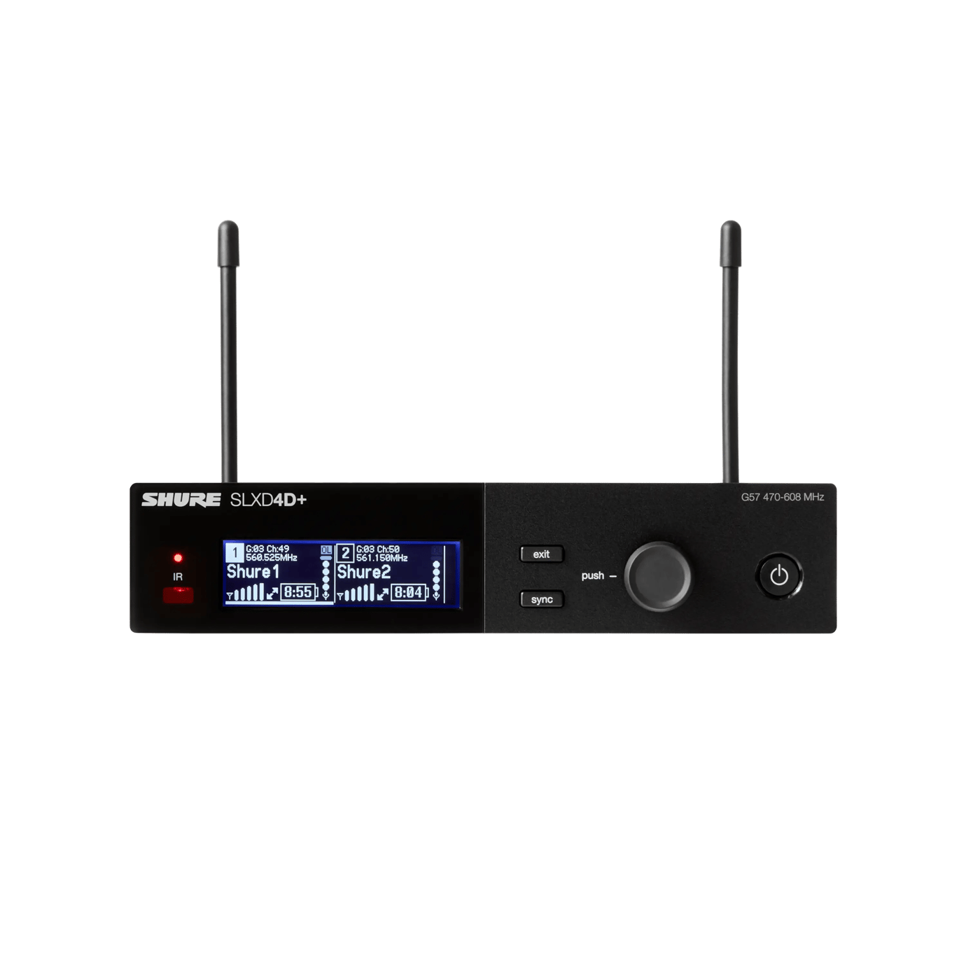 Shure SLXD24D+J/58-JB デュアル・ワイヤレスマイク送受信機セット