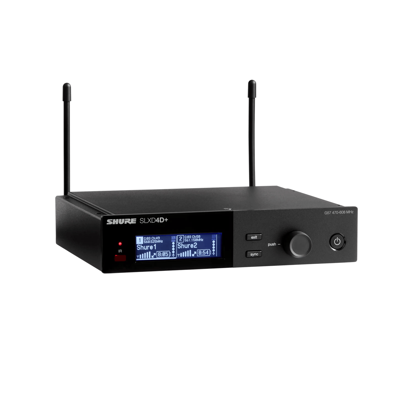 Shure SLXD24D+J/58-JB デュアル・ワイヤレスマイク送受信機セット