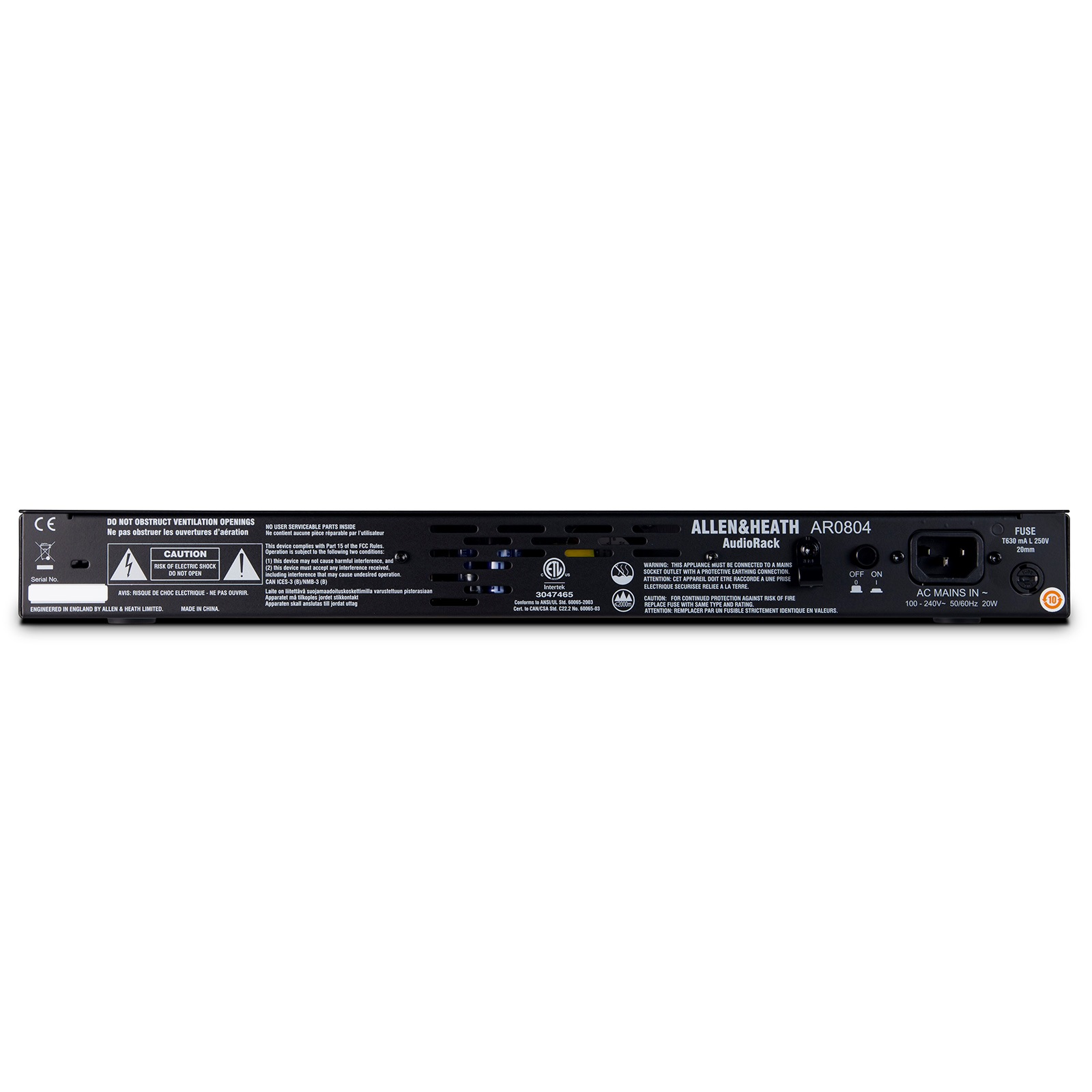 Allen & Heath AR84 Qu、ME用I/O拡張ユニット | Hibino.com ヒビノ公式