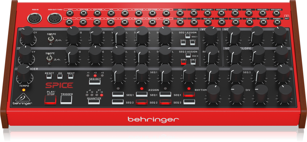 BEHRINGER SPICE ポリリズムシンセサイザー | Hibino.com ヒビノ公式