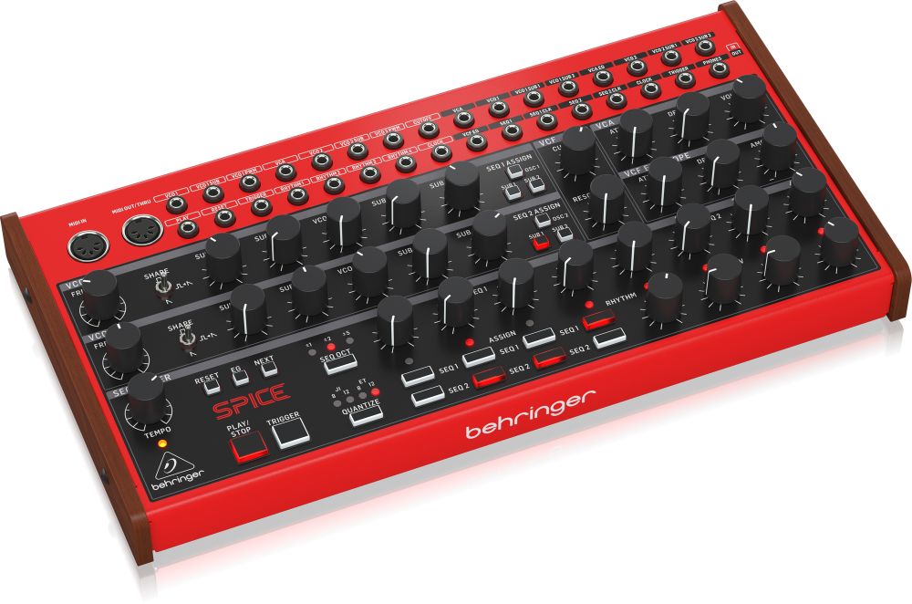 美品 Behringer SPICE 完動品 元箱・AC付 ポリリズムシンセ BEHRINGER SPICE ポリリズムシンセサイザー | Hibino.com ヒビノ公式