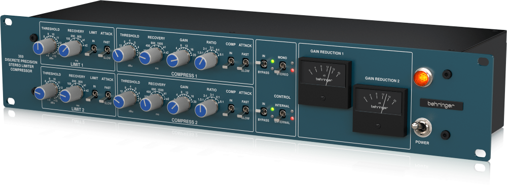 BEHRINGER 369 2chコンプレッサー (リミッター) | Hibino.com ヒビノ